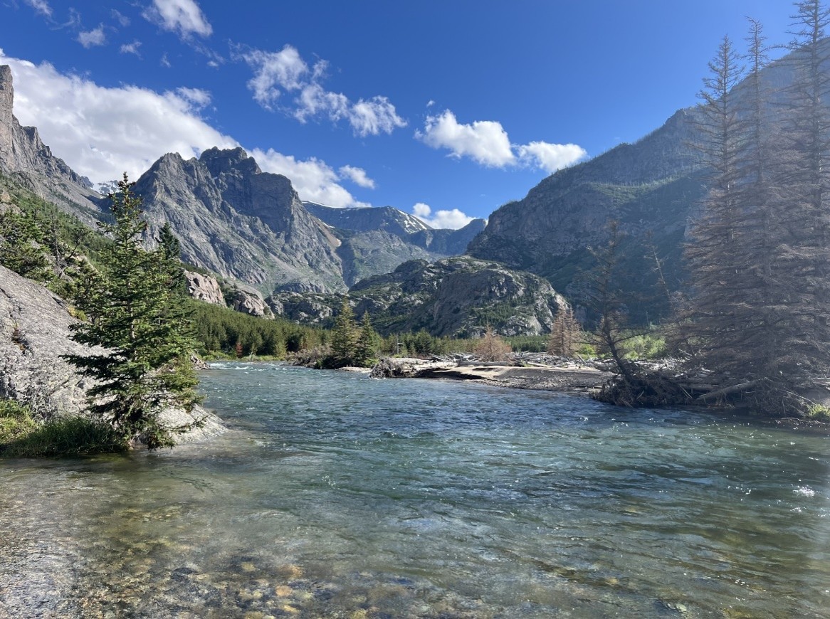 river and mountains